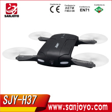 Pocket Selfie Drone Quadcopter, JJRC H37 Elfie poche pliable drone Wifi FPV avec caméra 0.3MP RC drone SJY-JJRC H37